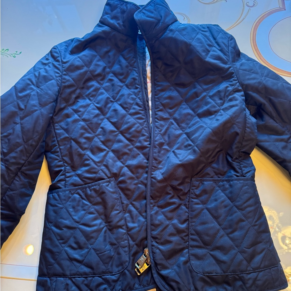 Burberry quilted jacket short length. Small